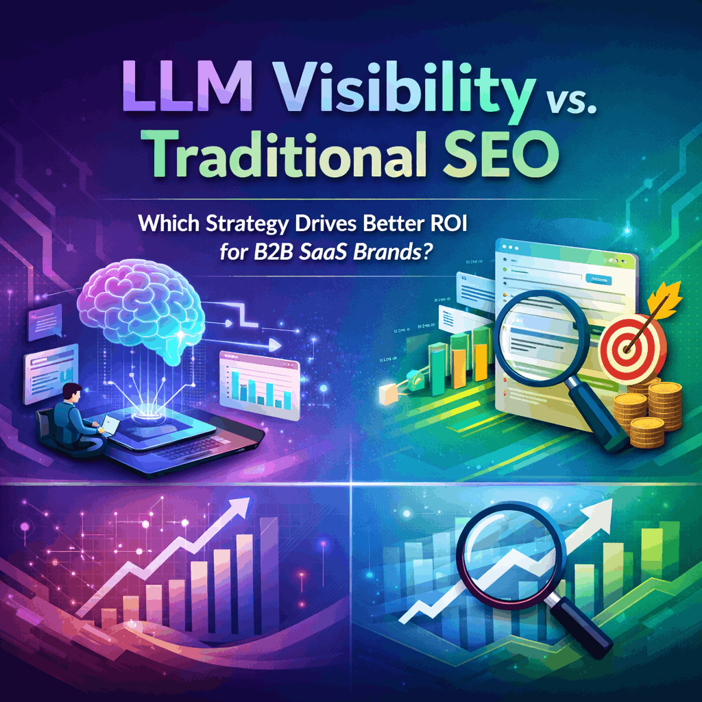LLM Visibility vs Traditional SEO - B2B SaaS ROI Guide